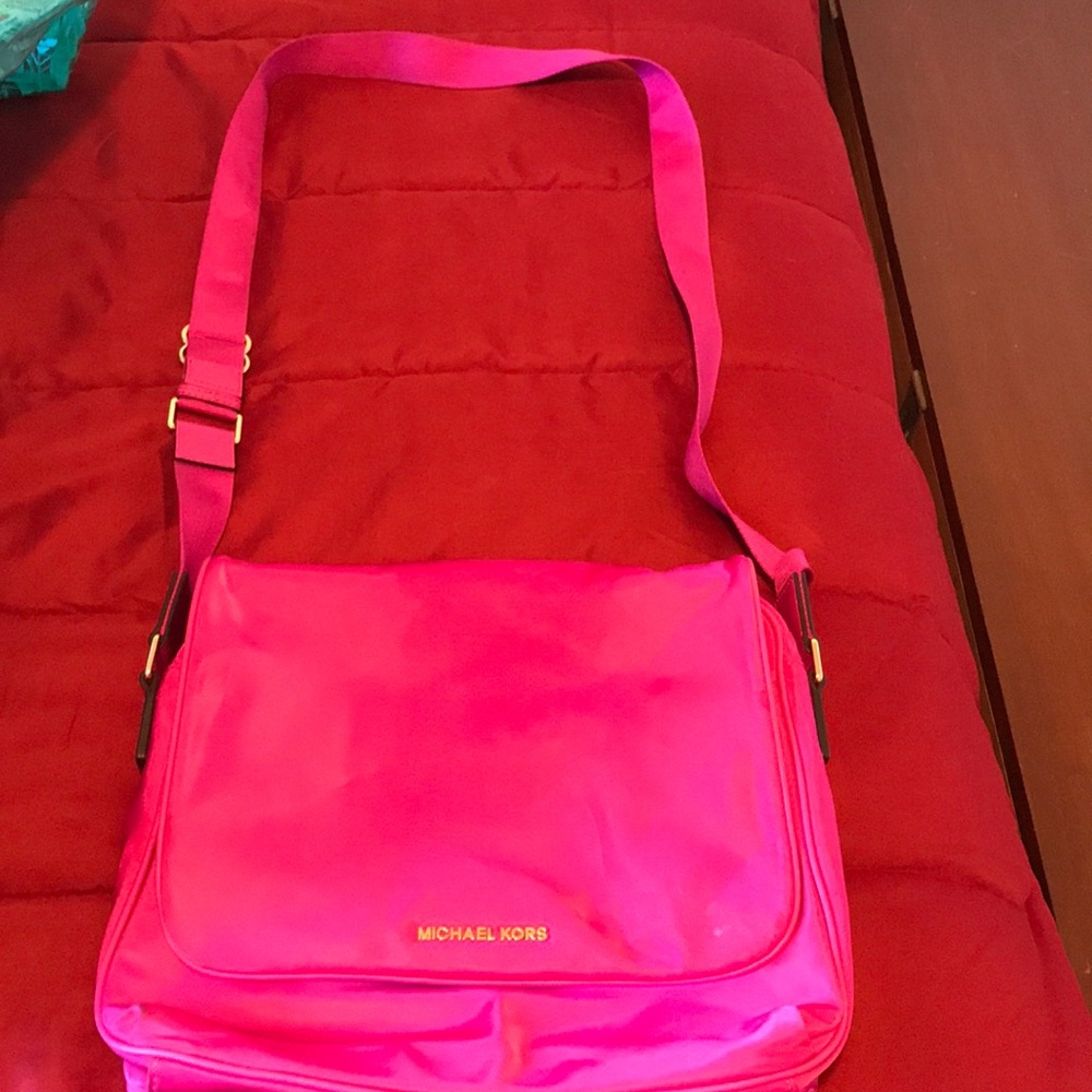 Medium hot pink Michael Kors crossbody bag